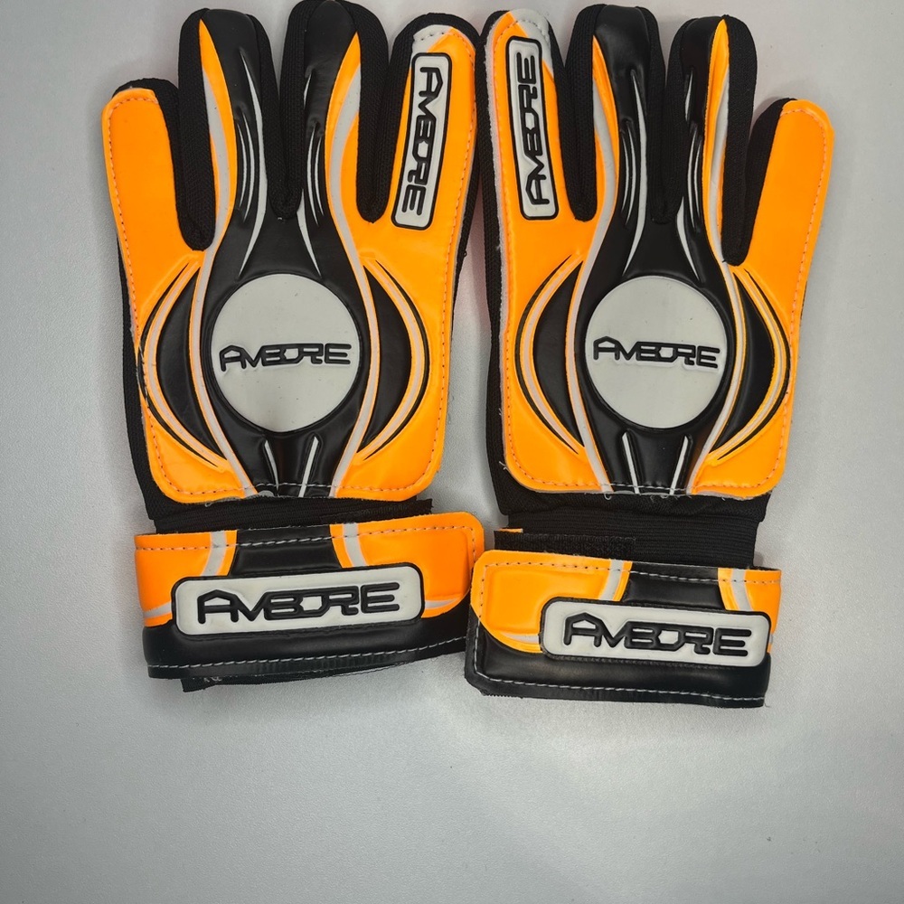 NEW Orange and Black Soccer Goalie Sports Gloves Size 2